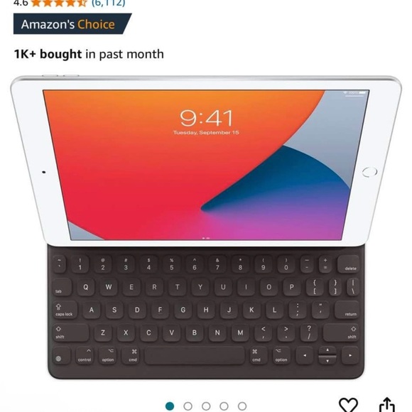 Apple Dark Gray Tablet Keyboard